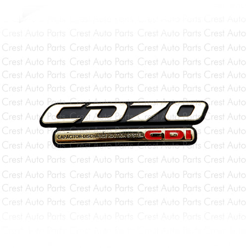 EMBLEM / MONOGRAM SIDE COVER HONDA CDI70 PRIME PLUS QUALITY (BOX PACK) 93