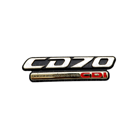 CDI70 HONDA EMBLEM / MONOGRAM SIDE COVER PRIME PLUS QUALITY 93