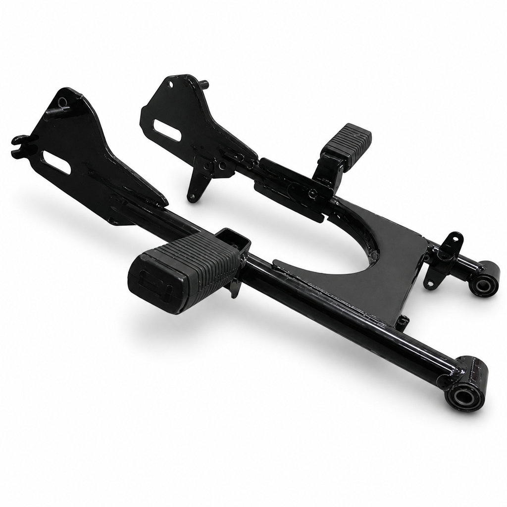 REAR FORK / CHIMTA WITH BUSH &amp; FOOTREST REAR CDI70 OEM QUALITY (POUCH PACK) 93