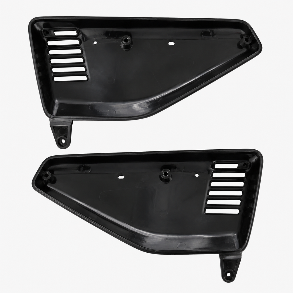 SIDE COVER CG125 BLACK GENERAL QUALITY (POUCH PACK) 92
