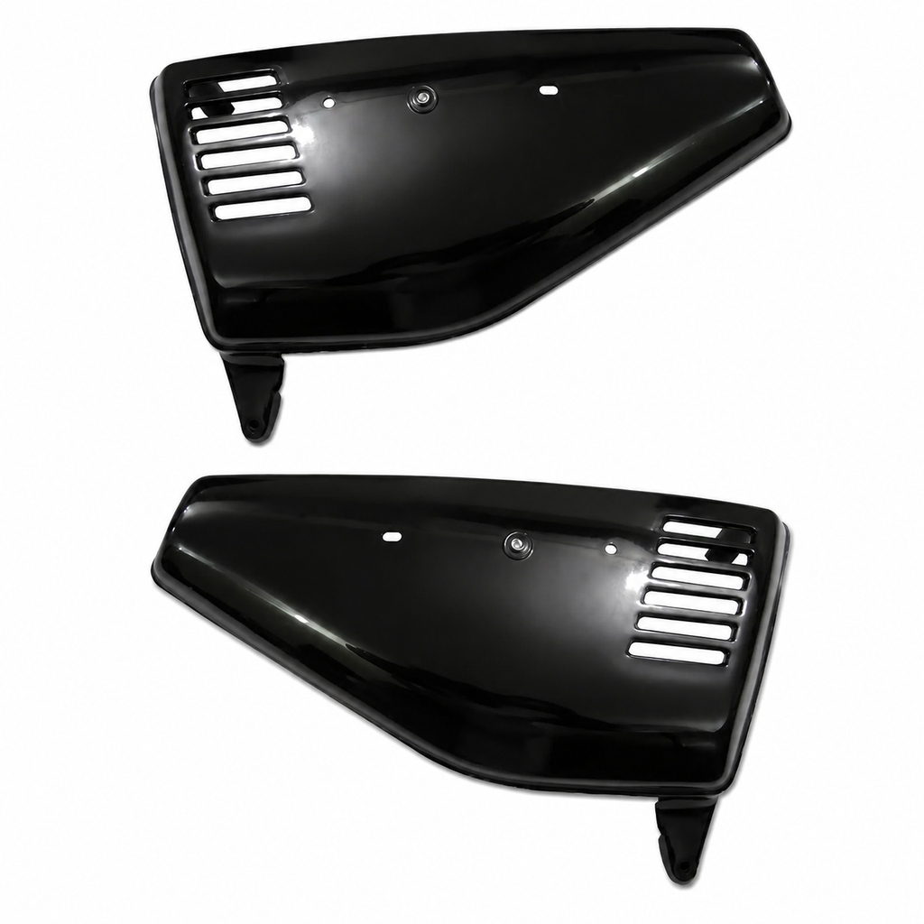SIDE COVER CG125 BLACK GENERAL QUALITY (POUCH PACK) 92