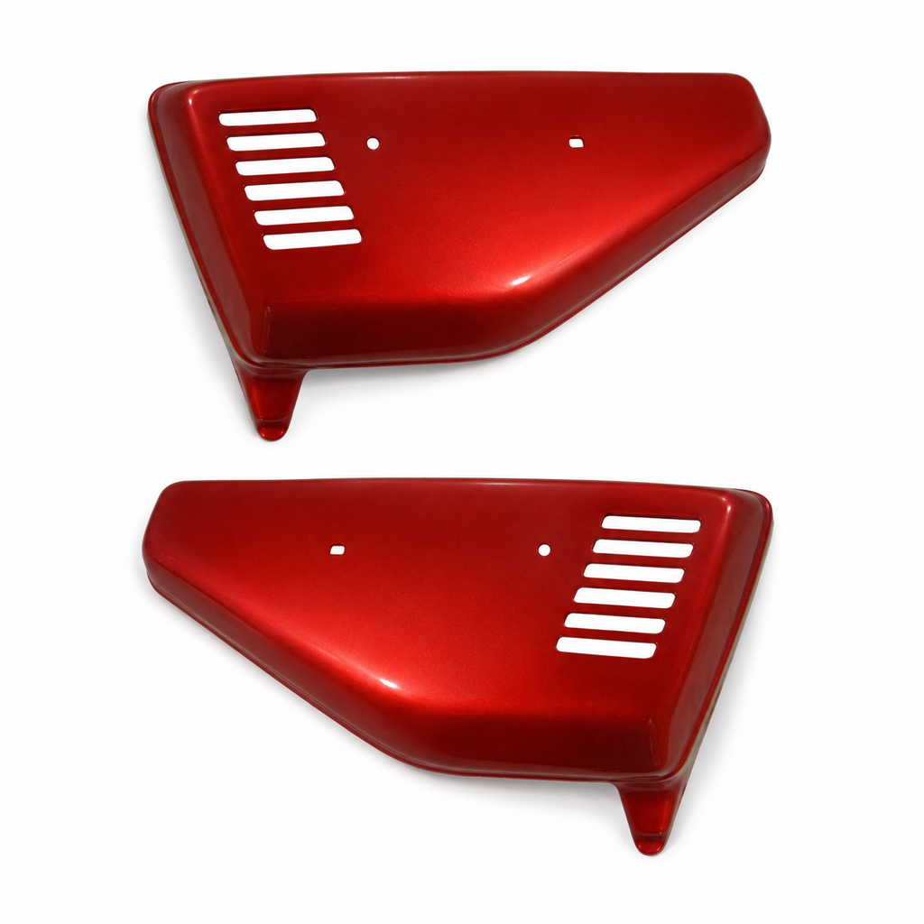 SIDE COVER CG125 RED GENERAL QUALITY (POUCH PACK) 92