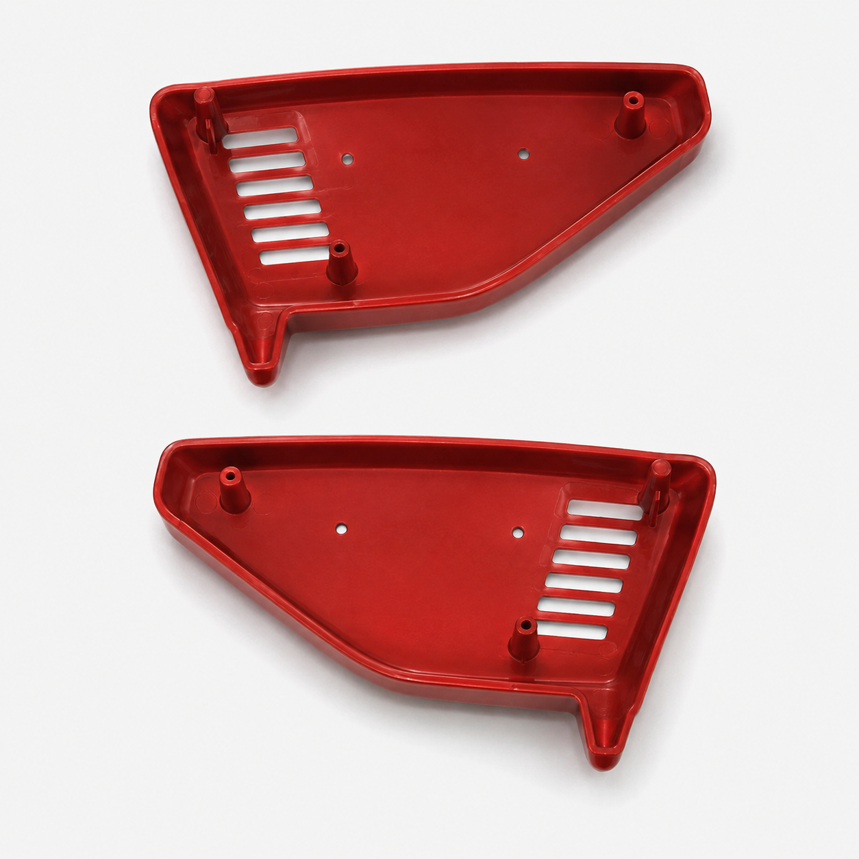SIDE COVER CG125 RED GENERAL QUALITY (POUCH PACK) 92