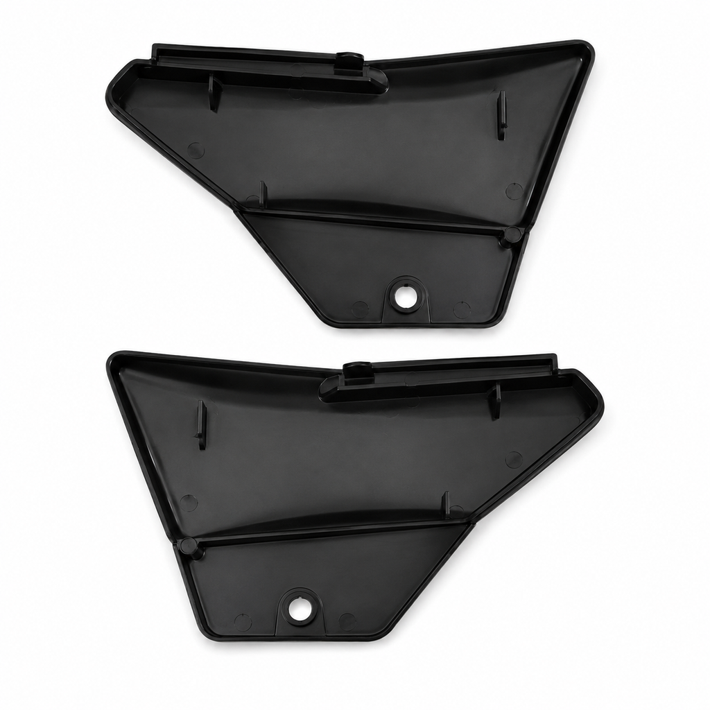 SIDE COVER CD70F BLACK GENERAL QUALITY (POUCH PACK) 86 TILL 92