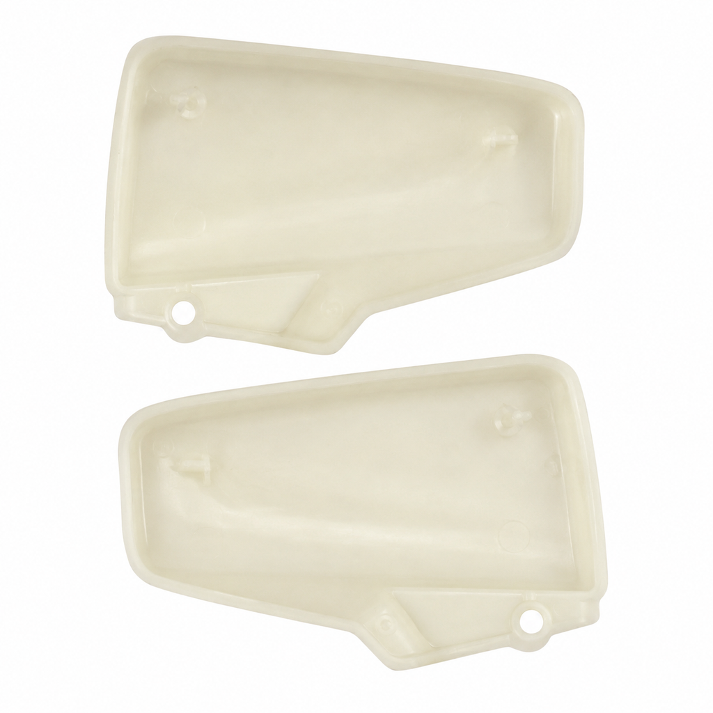 SIDE COVER CDI125 WITHOUT PAINT OEM QUALITY (POUCH PACK) 93 TILL 2019