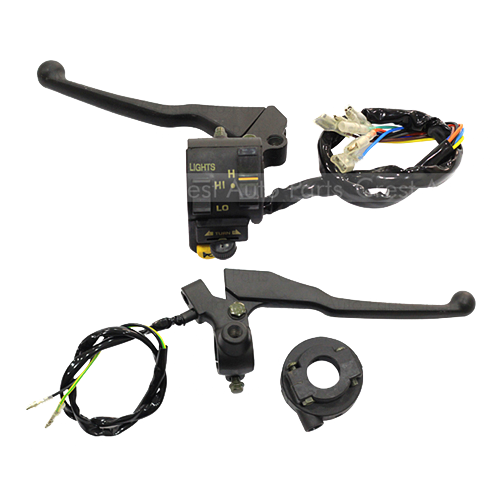 SWITCH ASSEMBLY COMPLETE CDI70 / CD100 BLACK LEFT &amp; RIGHT SIDE OEM QUALITY (BOX PACK) 93