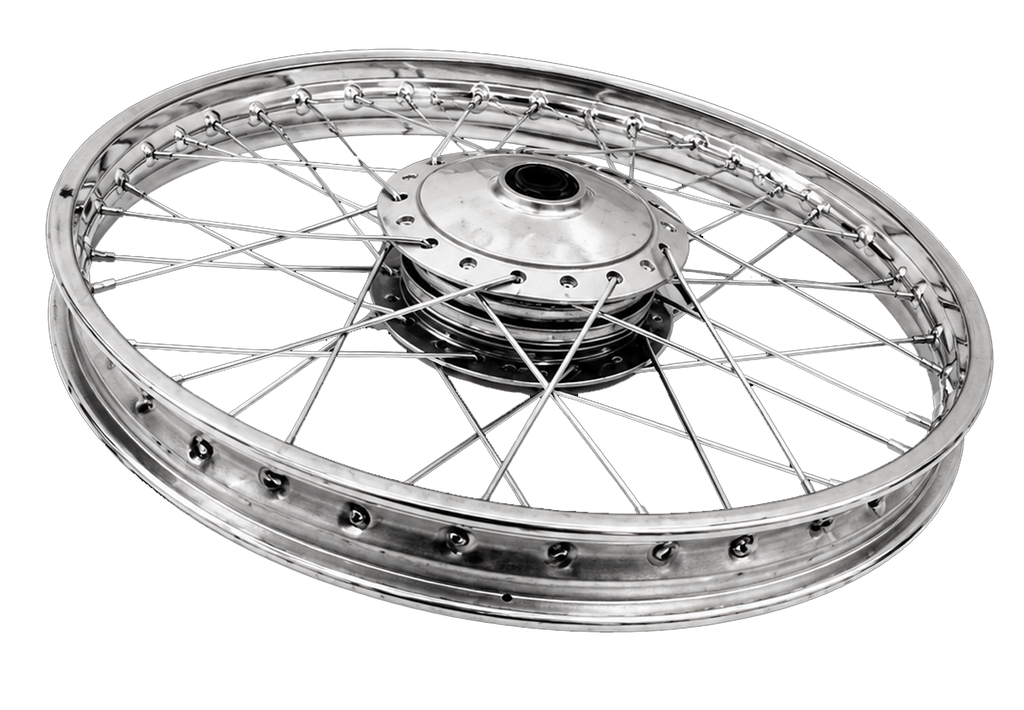 WHEEL RIM 2.25 X 17 SIZE 1.2 X 17 WITH DRUM &amp; SPOKES CDI70 FRONT OEM QUALITY (BOX PACK) 2003