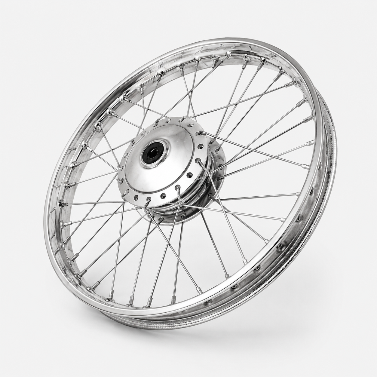 WHEEL RIM 2.25 X 17 SIZE 1.2 X 17 WITH DRUM &amp; SPOKES CDI70 FRONT OEM QUALITY (BOX PACK) 2003