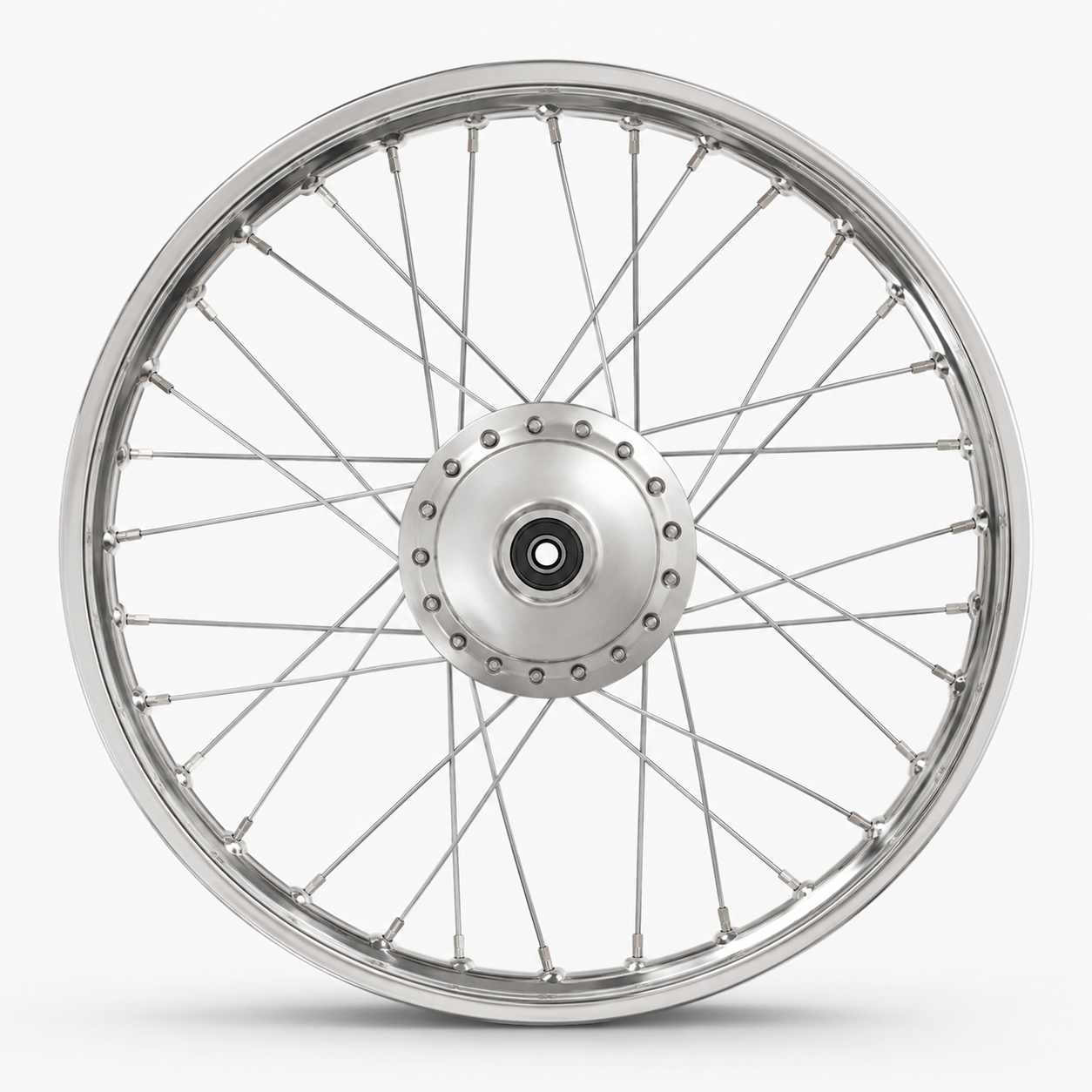 WHEEL RIM 2.25 X 17 SIZE 1.2 X 17 WITH DRUM &amp; SPOKES CDI70 FRONT OEM QUALITY (BOX PACK) 2003