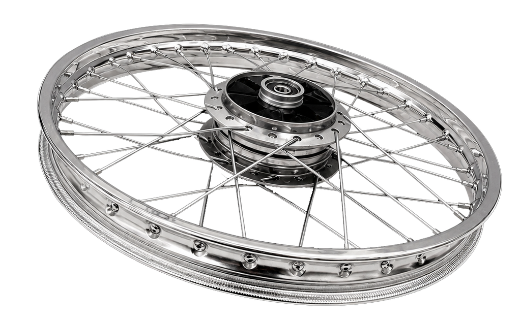 WHEEL RIM 2.50 X 17 SIZE 1.4 X 17 WITH DRUM &amp; SPOKES CDI70 REAR OEM QUALITY (BOX PACK) 2003