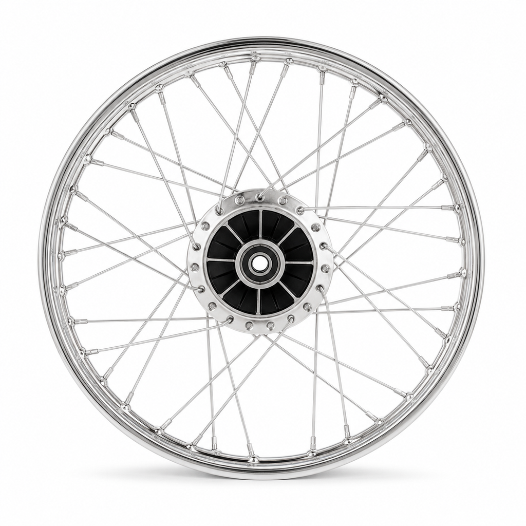 WHEEL RIM 2.50 X 17 SIZE 1.4 X 17 WITH DRUM &amp; SPOKES CDI70 REAR OEM QUALITY (BOX PACK) 2003