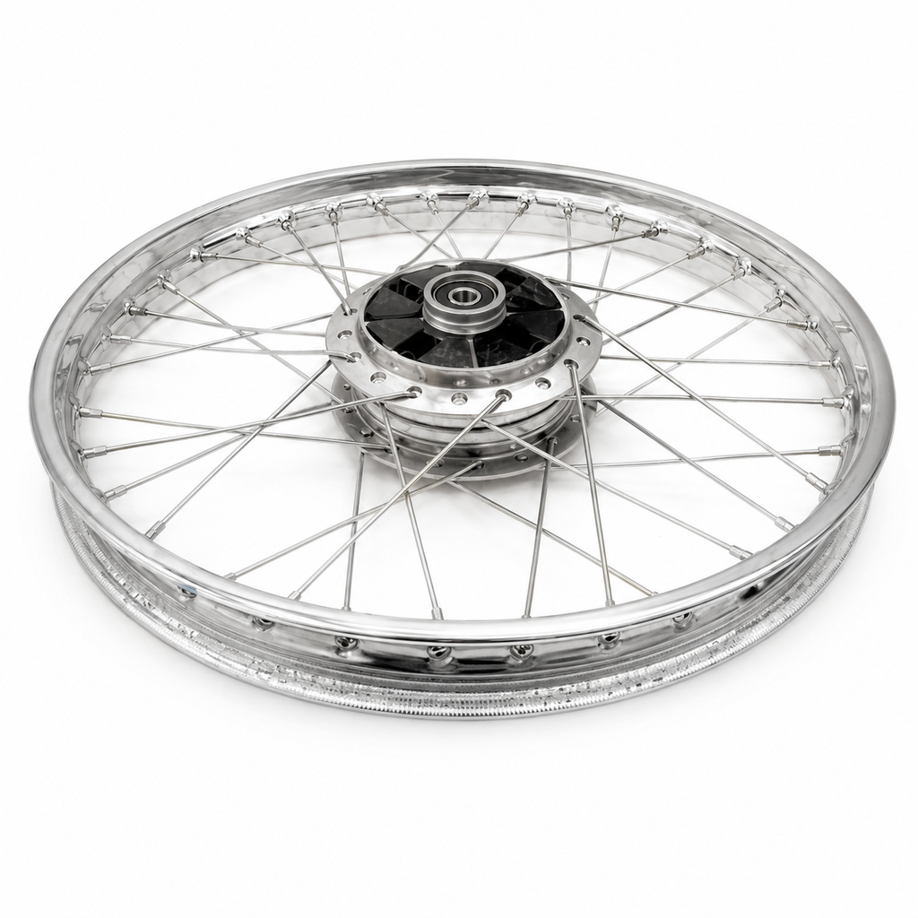 WHEEL RIM 2.50 X 17 SIZE 1.4 X 17 WITH DRUM &amp; SPOKES CDI70 REAR OEM QUALITY (BOX PACK) 2003