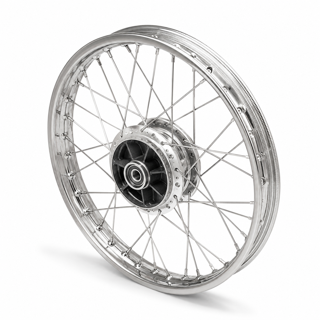 WHEEL RIM 2.50 X 17 SIZE 1.4 X 17 WITH DRUM &amp; SPOKES CDI70 REAR OEM QUALITY (BOX PACK) 2003
