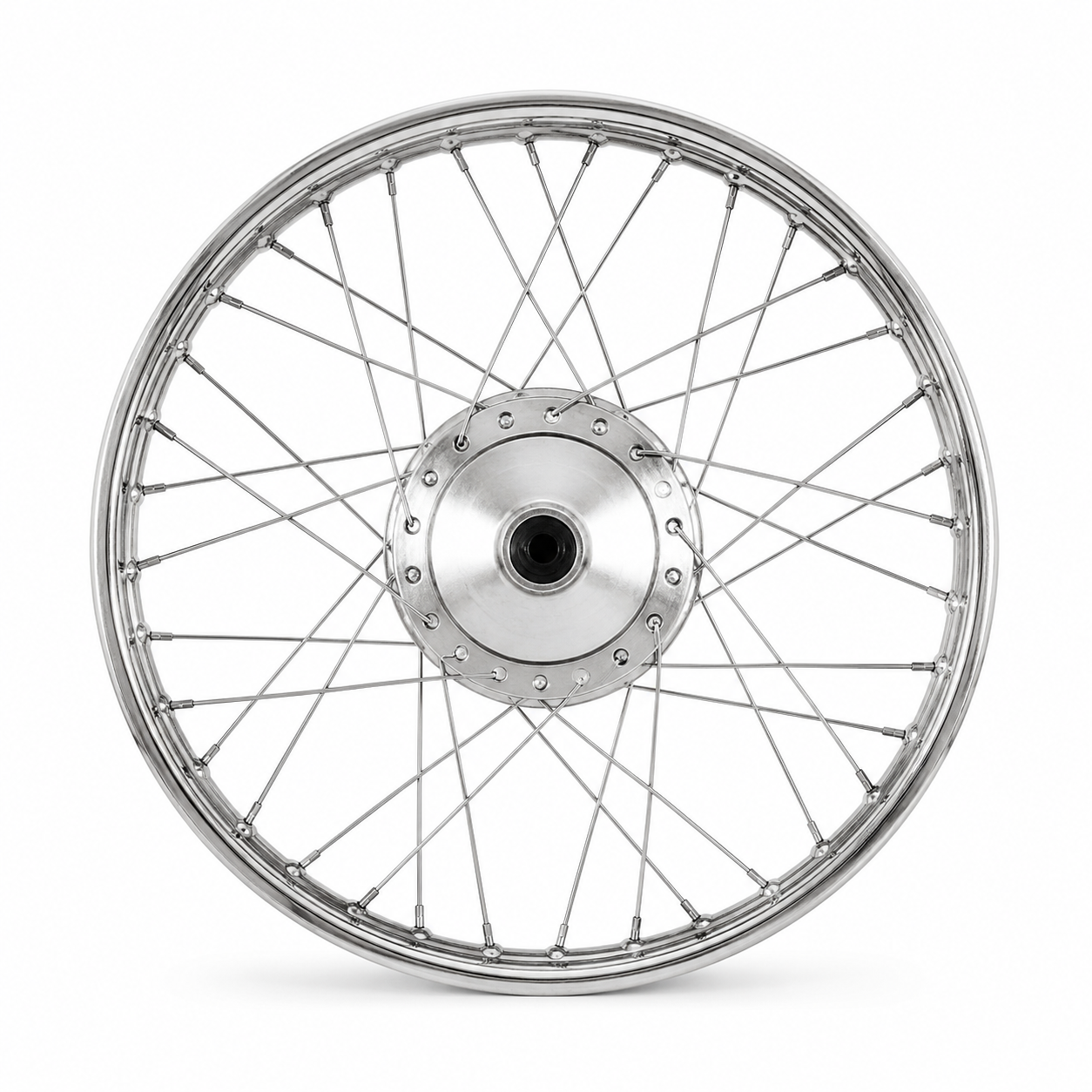WHEEL RIM 2.25 X 17 SIZE 1.2 X 17 WITH DRUM &amp; SPOKES CDI70 FRONT BIG HOLE OEM QUALITY (BOX PACK) 2003