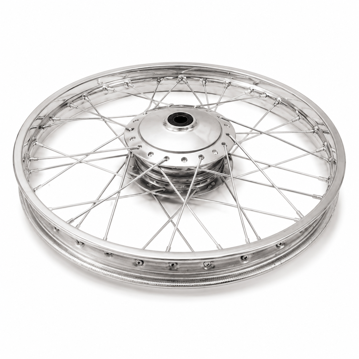 WHEEL RIM 2.25 X 17 SIZE 1.2 X 17 WITH DRUM &amp; SPOKES CDI70 FRONT BIG HOLE OEM QUALITY (BOX PACK) 2003