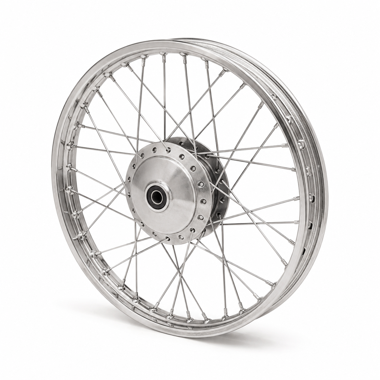 WHEEL RIM 2.25 X 17 SIZE 1.2 X 17 WITH DRUM &amp; SPOKES CDI70 FRONT BIG HOLE OEM QUALITY (BOX PACK) 2003
