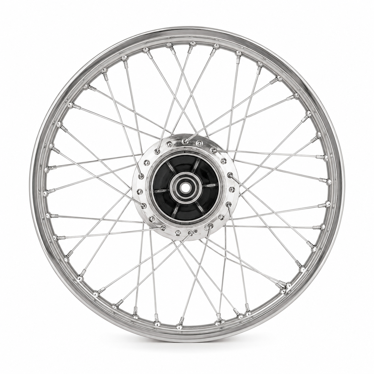 WHEEL RIM 2.50 X 17 SIZE 1.4 X 17 WITH DRUM &amp; SPOKES CDI70 REAR BIG HOLE OEM QUALITY (BOX PACK) 2003