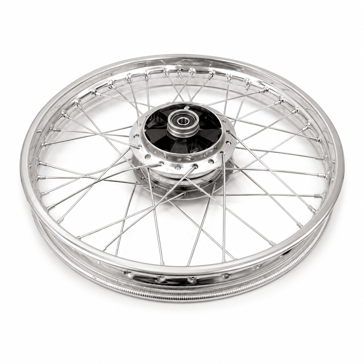 WHEEL RIM 2.50 X 17 SIZE 1.4 X 17 WITH DRUM &amp; SPOKES CDI70 REAR BIG HOLE OEM QUALITY (BOX PACK) 2003