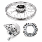 WHEEL RIM COMPLETE WITH PANEL PLATE &amp; BRAKE SHOE CDI70 REAR OEM QUALITY (BOX PACK) 2003