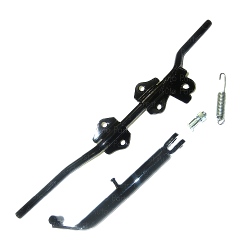 FOOTREST BAR &amp; SIDE STAND WITH SPRING, NUT, BOLT CDI70 OEM QUALITY (BOX PACK) 93