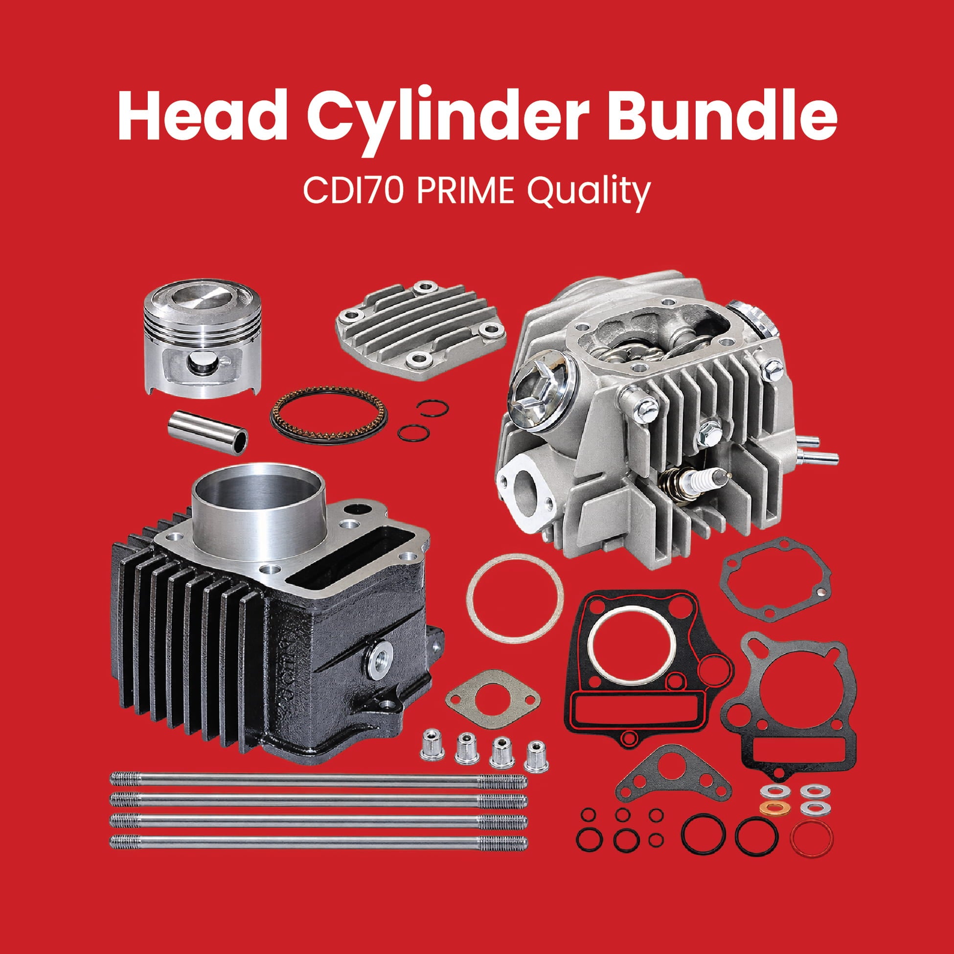Head Cylinder Bundle CDI 70 Prime Quality