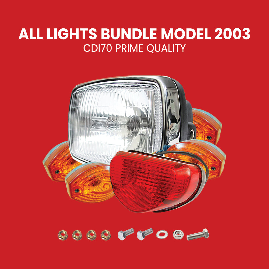 ALL LIGHTS BUNDLE CDI70 2003 MODEL