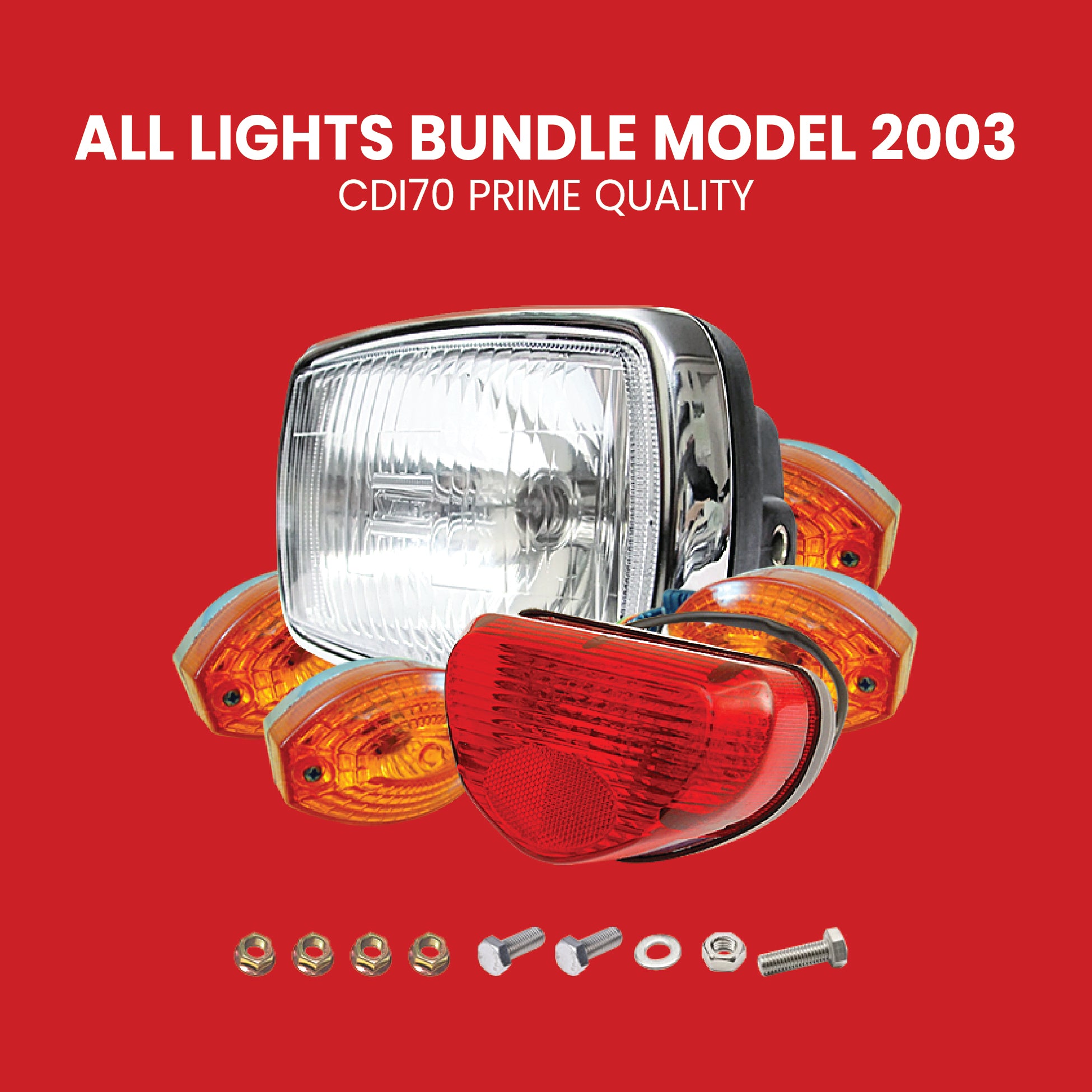 ALL LIGHTS BUNDLE CDI70 2003 MODEL