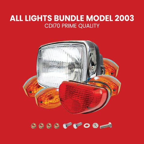 ALL LIGHTS BUNDLE CDI70 2003 MODEL