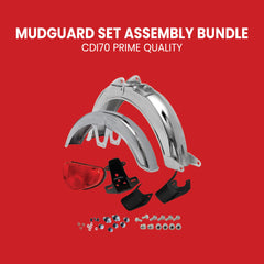 Mudguard Set Bundle Chrome CDI-70