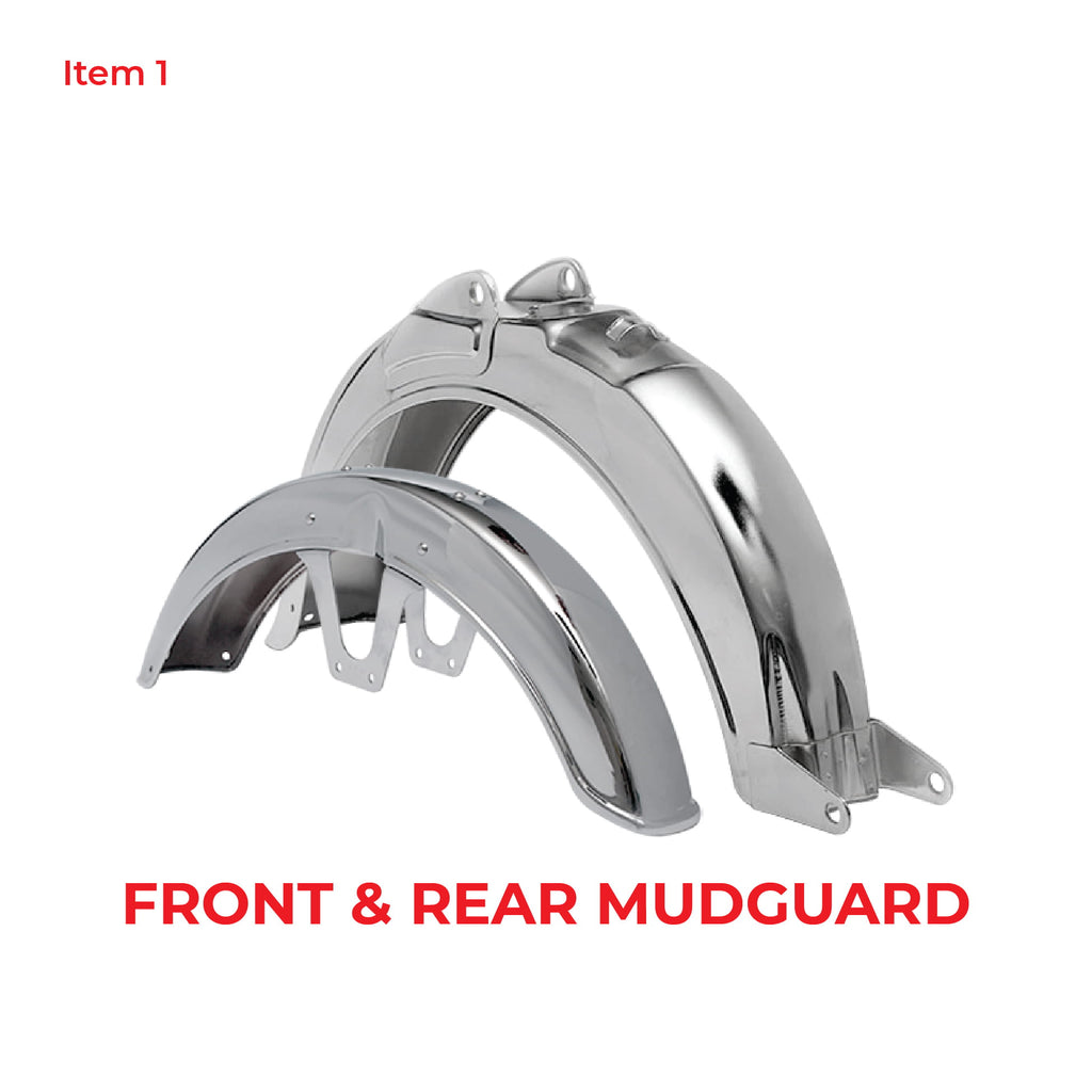 Mudguard Set Bundle Chrome CDI-70