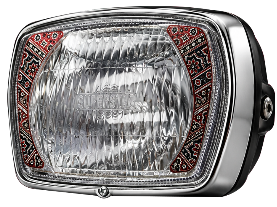 CDI 70  SUPER STAR MODEL 2024 HEAD LIGHT WITH CASE AJRAK EDITION PRIME QUALITY (BOX PACK) (Copy)
