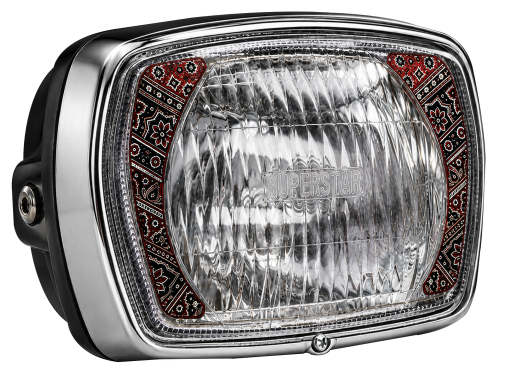 CDI 70  SUPER STAR MODEL 2024 HEAD LIGHT WITH CASE AJRAK EDITION PRIME QUALITY (BOX PACK) (Copy)