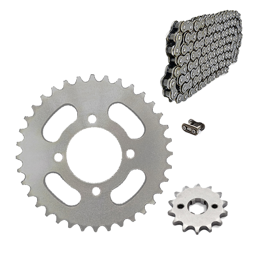 WHEEL CHAIN SPROCKET KIT COMPLETE 14T 41T CDI70 OEM QUALITY (BOX PACK) 93