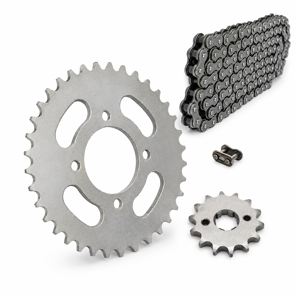 WHEEL CHAIN SPROCKET KIT COMPLETE 14T 41T CDI70 OEM QUALITY (BOX PACK) 93