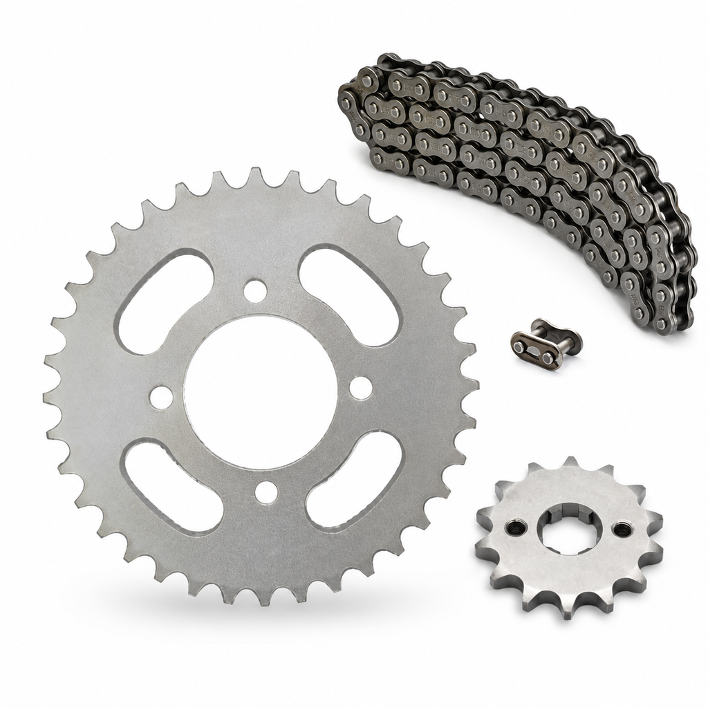 WHEEL CHAIN SPROCKET KIT COMPLETE 14T 41T CDI70 OEM QUALITY (BOX PACK) 93