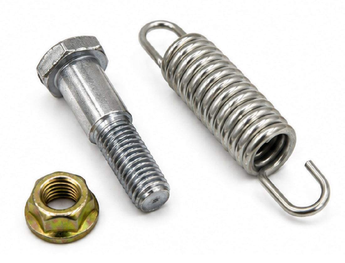 SPRING NUT &amp; BOLT FOOTREST BAR &amp; SIDE STAND CDI70 OEM QUALITY (POUCH PACK) 2003