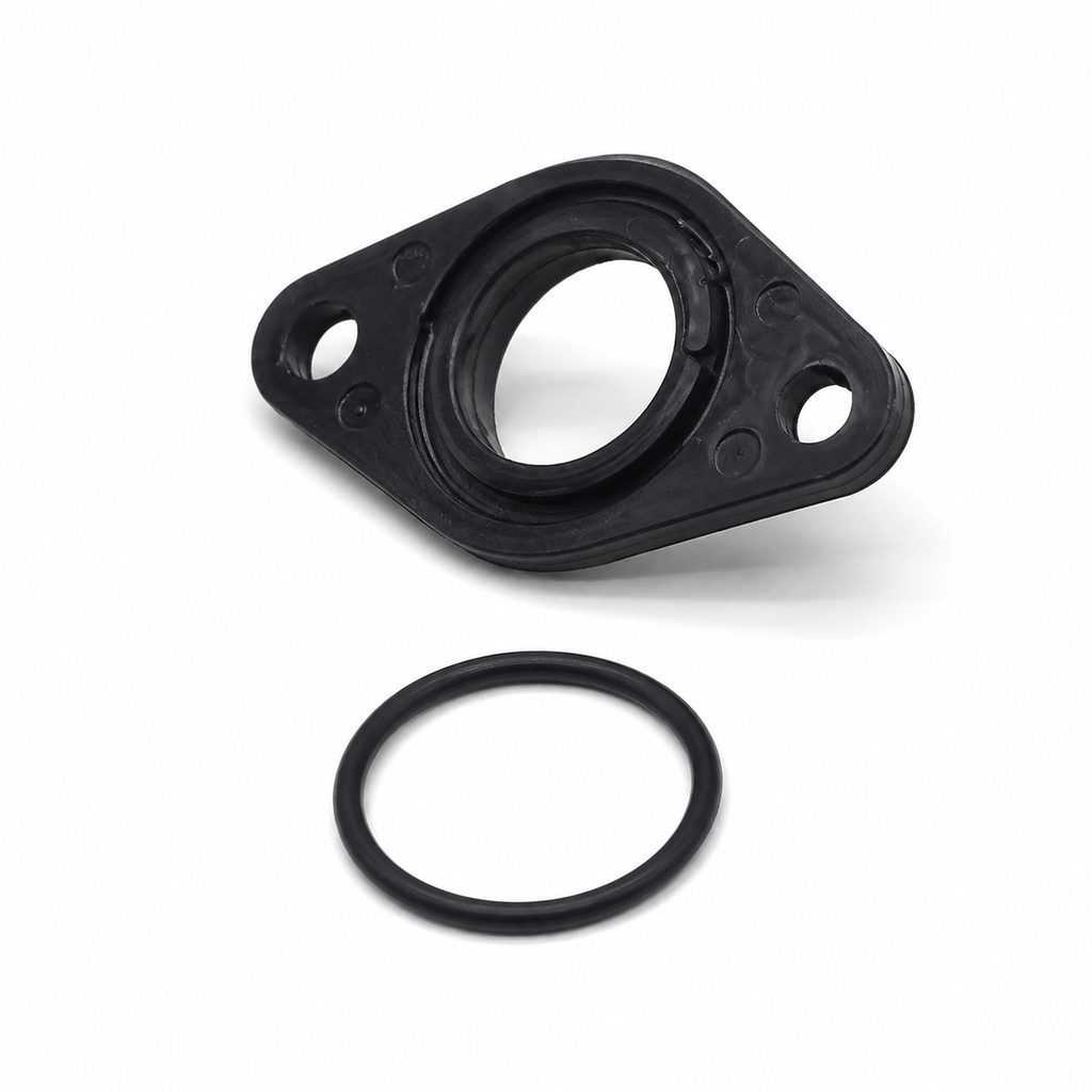 CARBURETOR INSULATOR WITH SEAL CDI70 / JH90 OEM QUALITY (POUCH PACK)
