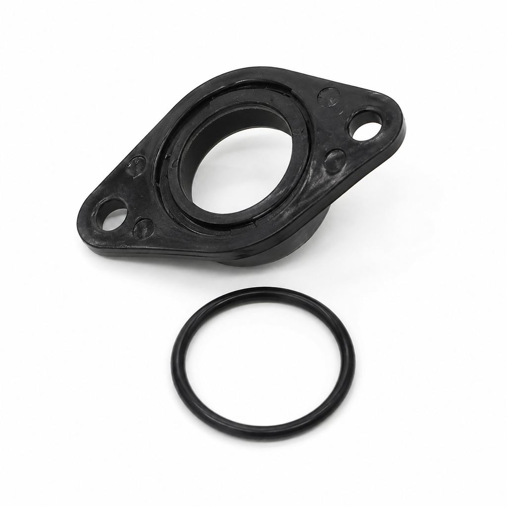 CARBURETOR INSULATOR WITH SEAL CDI70 / JH90 OEM QUALITY (POUCH PACK)