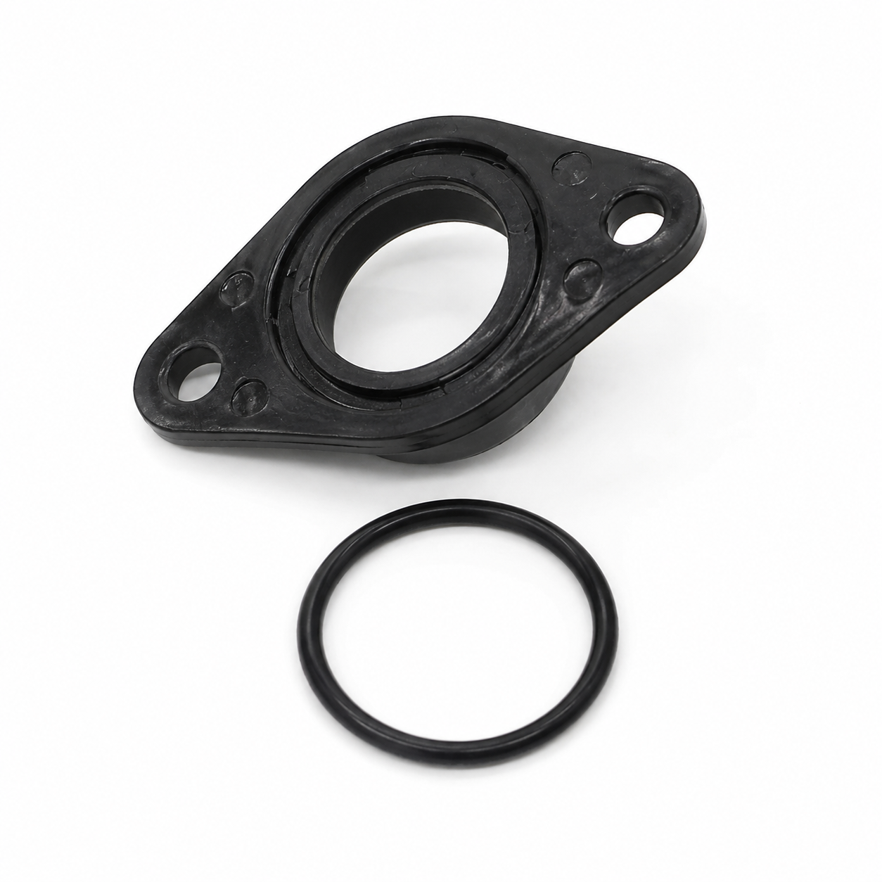 CARBURETOR INSULATOR WITH SEAL CDI70 / JH90 OEM QUALITY (POUCH PACK)