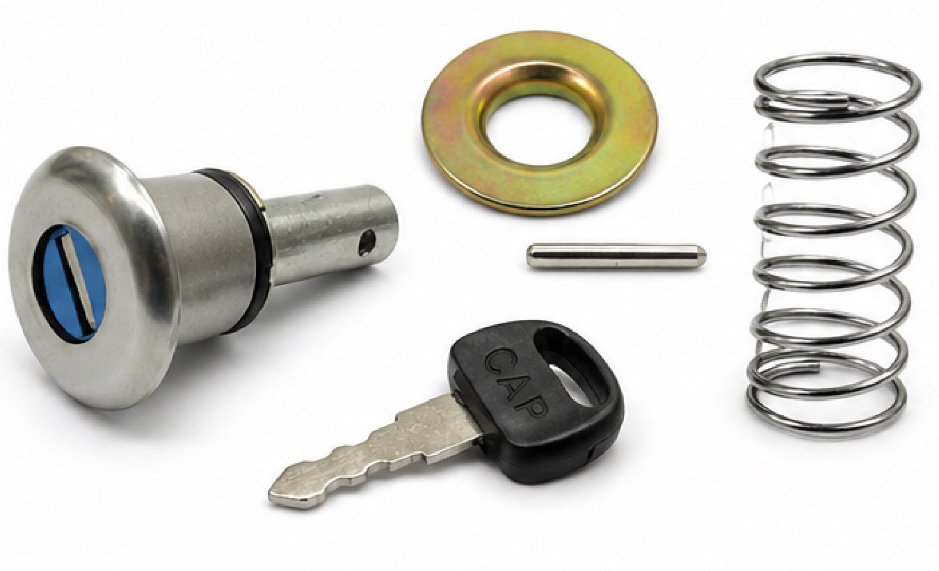 SIDE COVER LOCK WITH KEY CDI70 OEM QUALITY (BOX PACK) 93