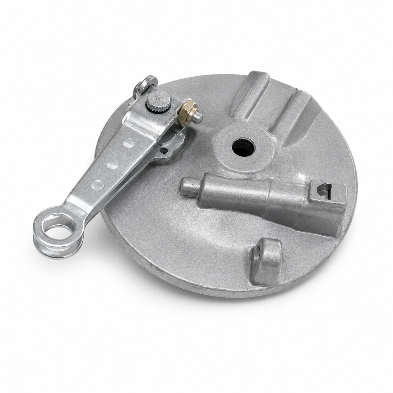 WHEEL DRUM, PANEL PLATE CDI 70 / EUROII FRONT COMPLETE OEM QUALITY (POUCH PACK)