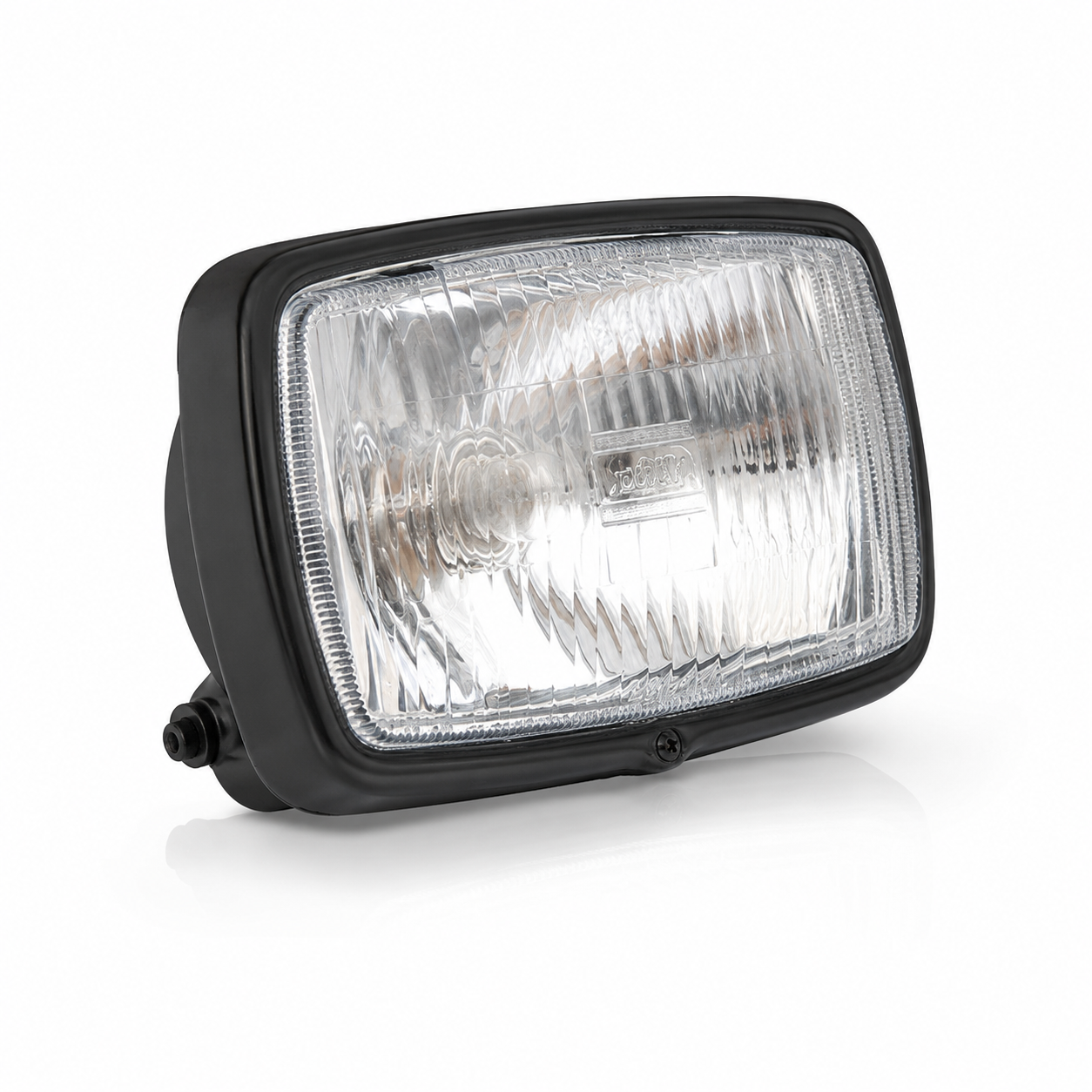 HEAD LIGHT WITHOUT CASE STANLEY BLACK RIM CDI70 OEM QUALITY (BOX PACK)