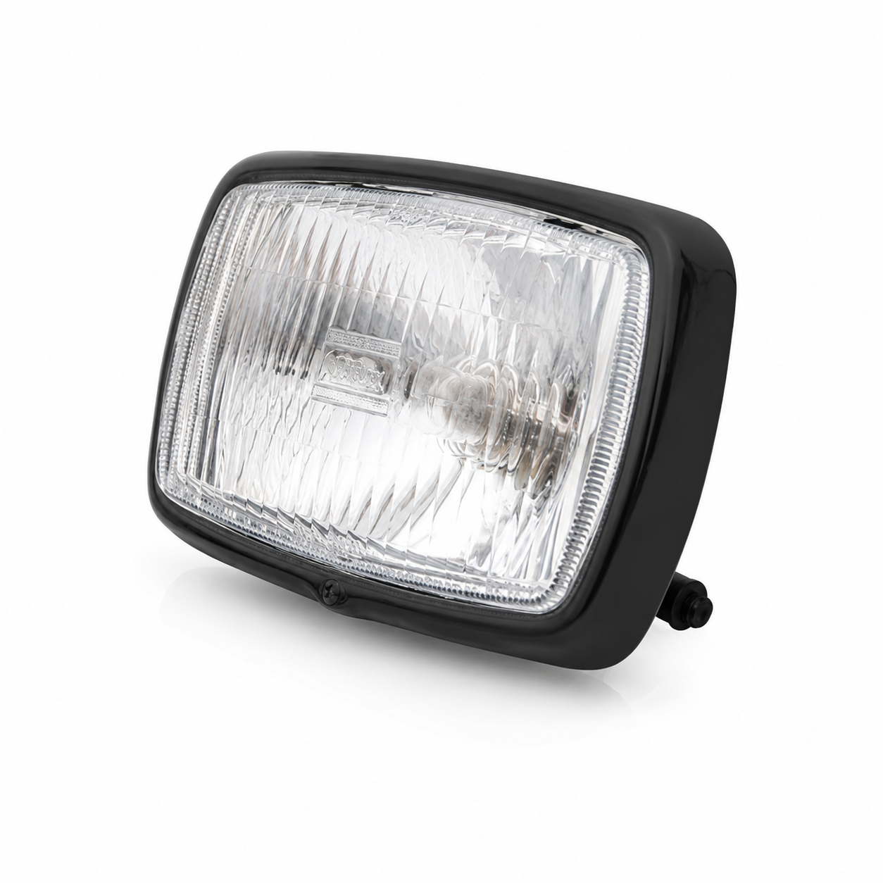 HEAD LIGHT WITHOUT CASE STANLEY BLACK RIM CDI70 OEM QUALITY (BOX PACK)