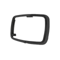 HEAD LIGHT RIM CDI70 SQUARE BLACK OEM QUALITY (POUCH PACK)