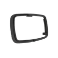 CDI 70 HEAD LIGHT RIM SQUARE BLACK OEM QUALITY