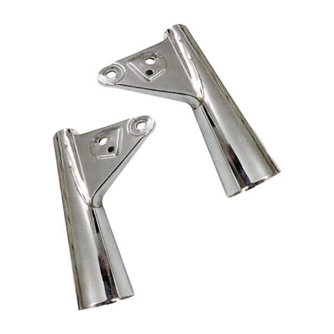 CDI70 FRONT FORK COVER / JUMP KAN CHROMED OEM QUALITY 93