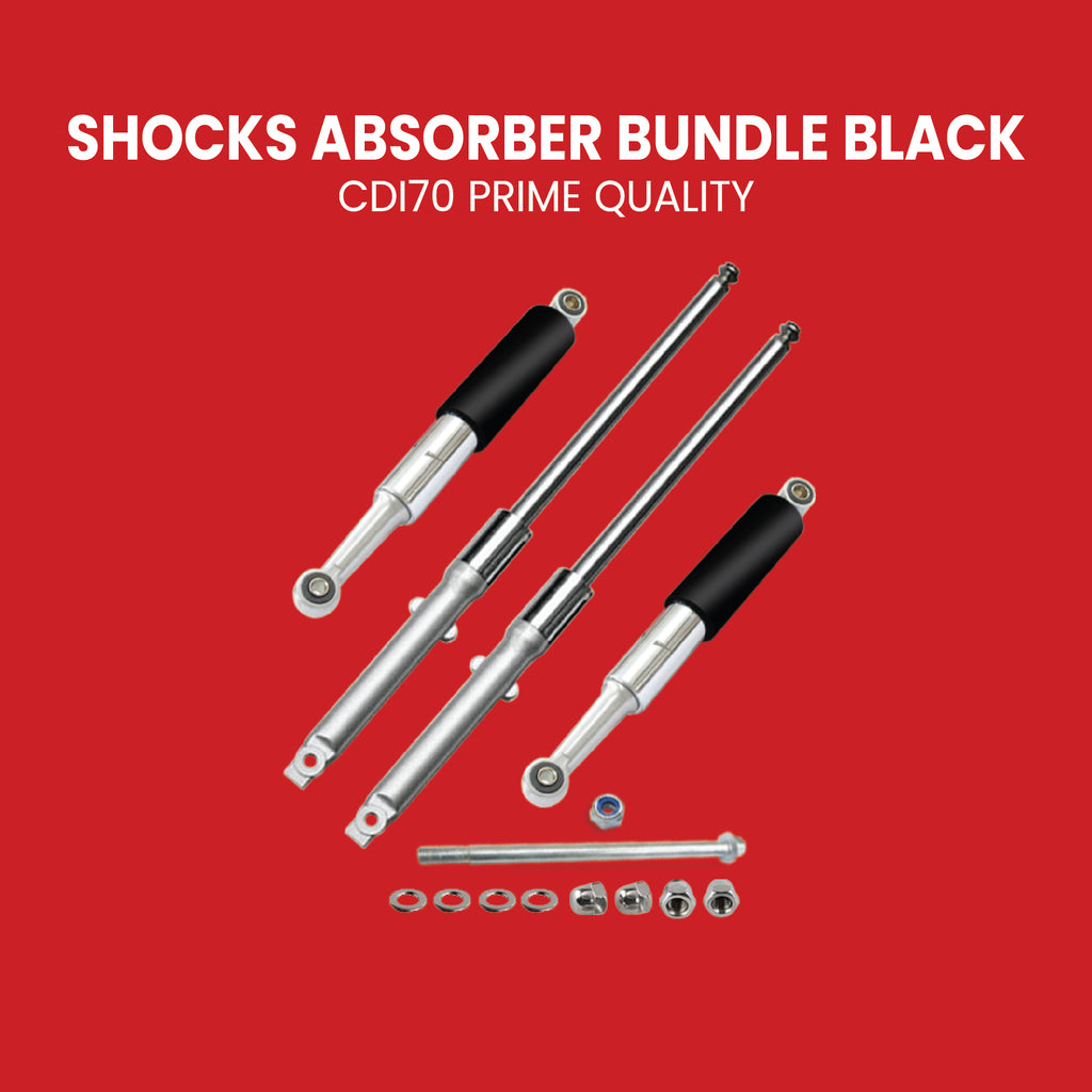 Shock Absorber Bundle 92 CD-70 (Black)