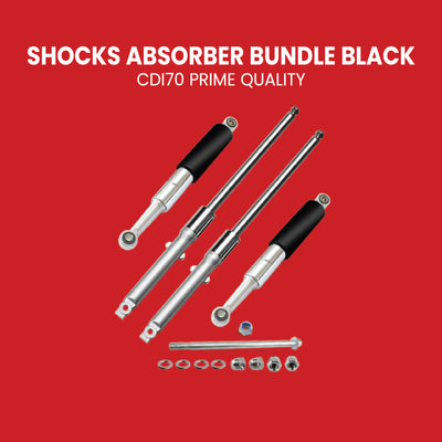 Shock Absorber Bundle 92 CD-70 (Black)
