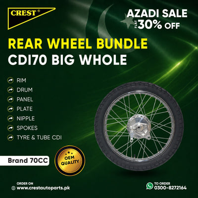 Rear Wheel Bundle CDI70 Big Hole