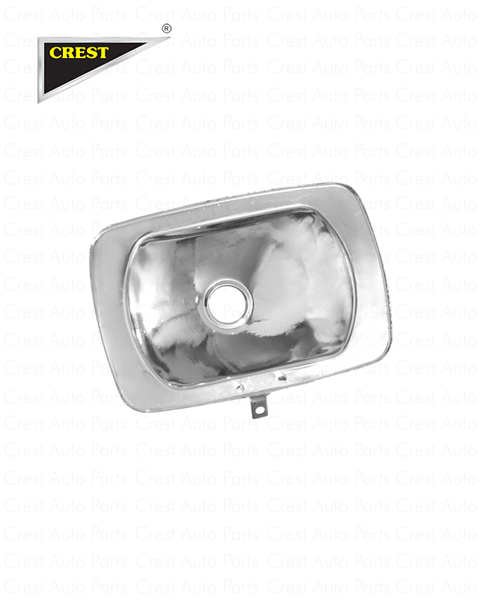 HEAD LIGHT REFLECTOR METAL CDI70 / JH90 / CDI125 ECONOMICAL QUALITY (POUCH PACK) 93 ONWARDS